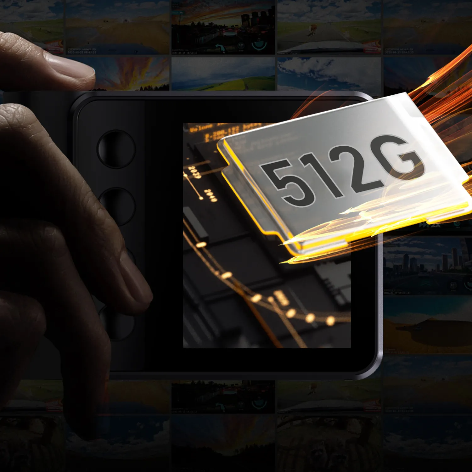 HỖ TRỢ THẺ NHỚ 512GB