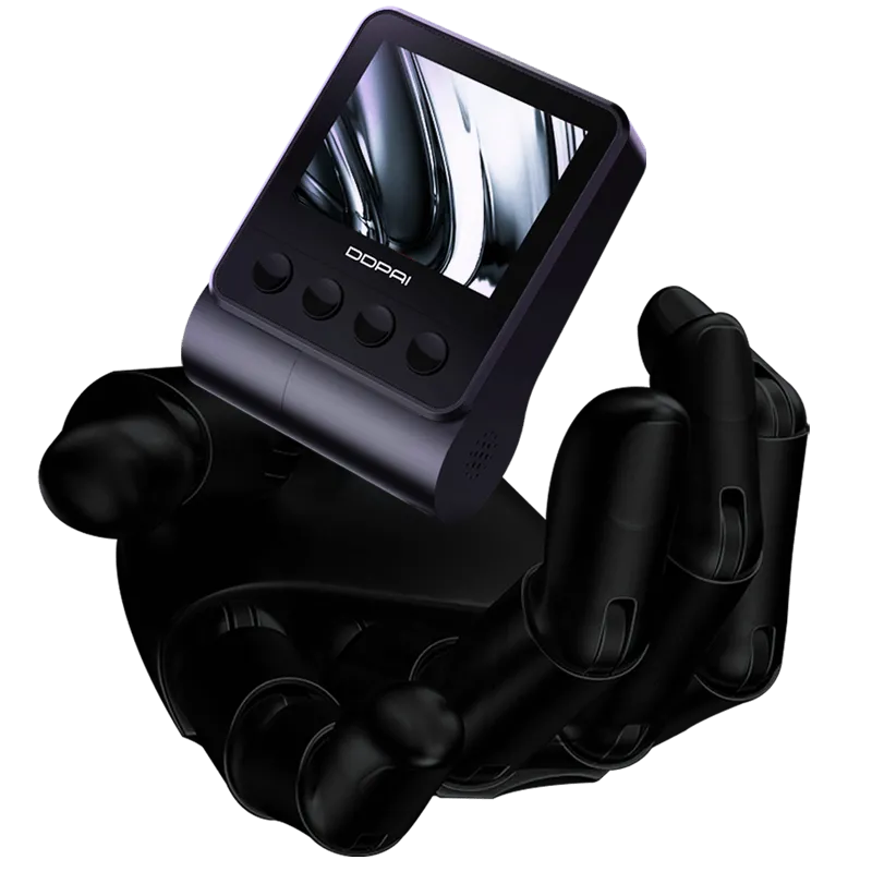 Màn hình 2,3 inch, giá đỡ tích hợp,